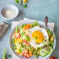 Bulgur z fasolką szparagową i pomidorkami koktajlowymi
