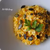 Aromatyczne risotto z pieczoną i surową dynią