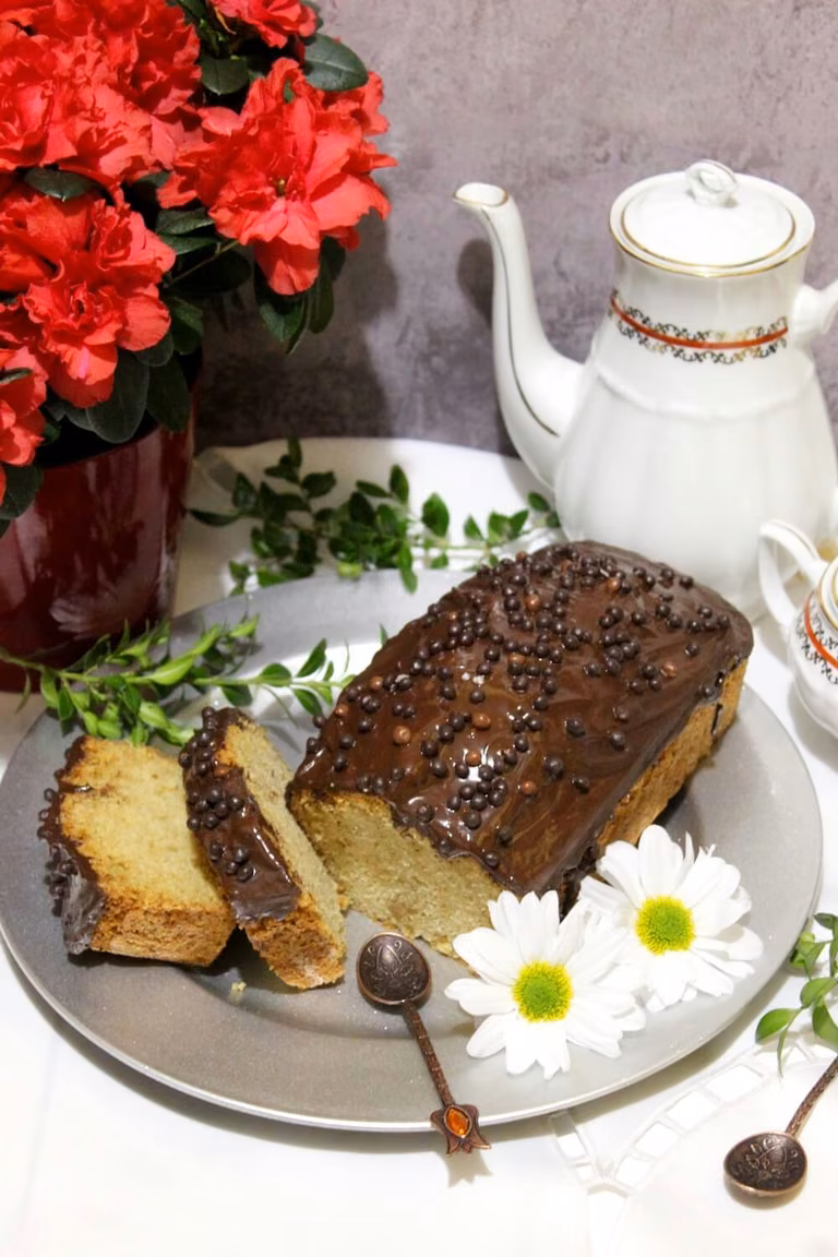 Waniliowa babka łyżką mieszana