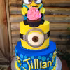 Torcik z minionkami