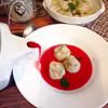 Mini chinkali z kapustą i grzybami do barszczu wigilijnego
