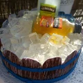 Tort beczka z lodem
