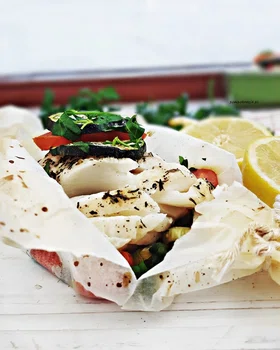 BIAŁA RYBA W PAPILOTACH