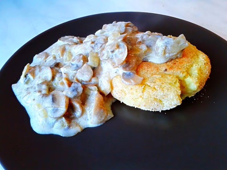 Pieczone kotlety ziemniaczane
