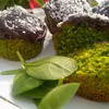 Zielone muffinki kokosowe