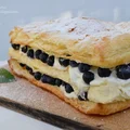 Ciasto francuskie z borówkami
