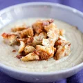 Zupa z pieczonej pietruszki z jabłkiem