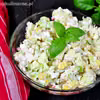 Błyskawiczna sałatka z porem i surimi
