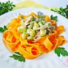 Pappardelle z bobem