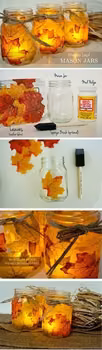 DIY- jesienne słoiki