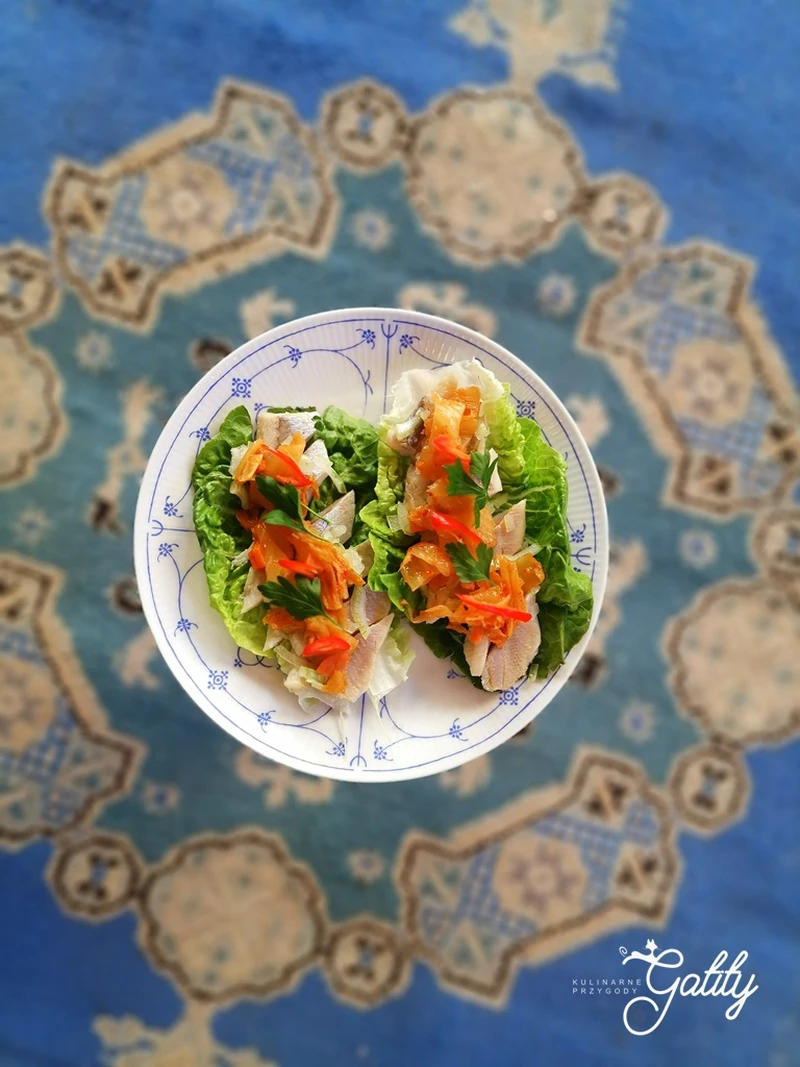 Śledzie kimchi