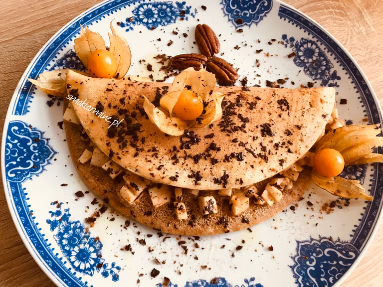 Omlet o smaku szarlotki