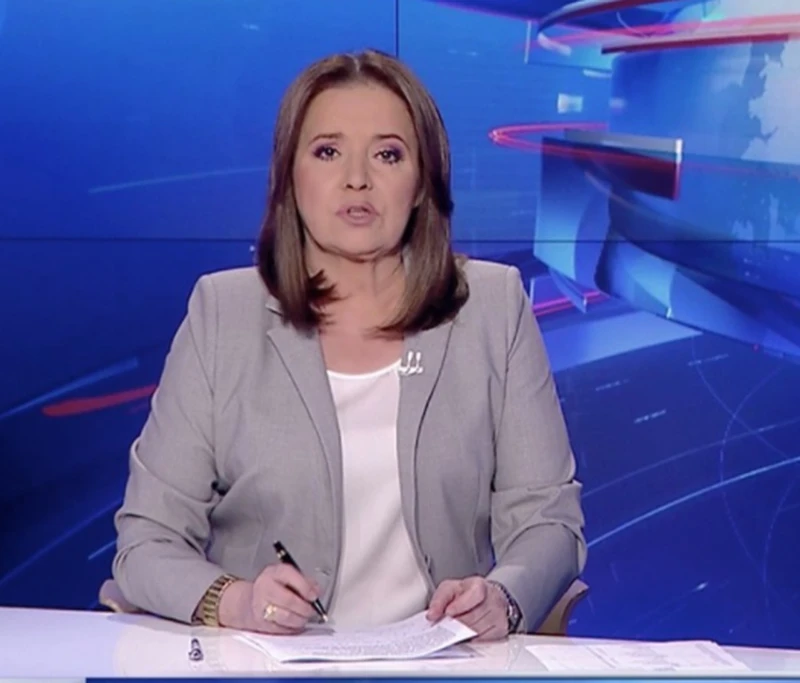 Chora na Covid-19 Danuta Holecka unika rozprawy sądowej, a prowadzi "Wiadomości" TVP?