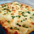 Lazania z kurczakiem i pieczarkami