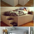 DIY- Łóżko na podwyższeniu