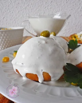 Wytrawne pączki z kukurydzą i groszkiem