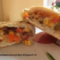 Calzone z mięsem mielonym