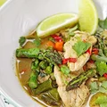 Zielone curry ze szparagami