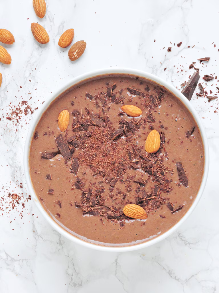 Bananowe smoothie bowl a la nutella