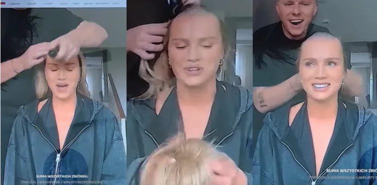 Zdjęcie Maffashion bez włosów na żywo – spektakularny gest w trakcie charytatywnego streama! #2