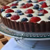 Bez pieczenia. Tarta z mascarpone i malinami