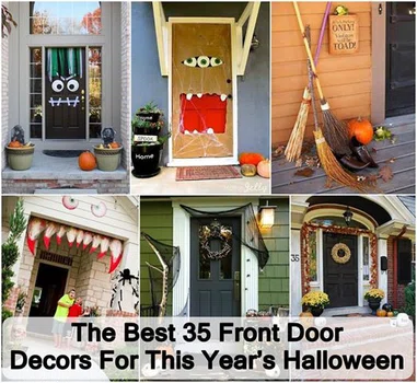 Dekoracje na drzwi - Halloween