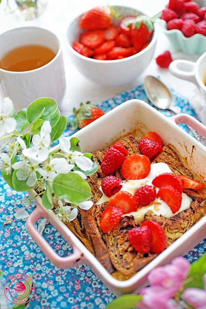 Pieczone tosty francuskie