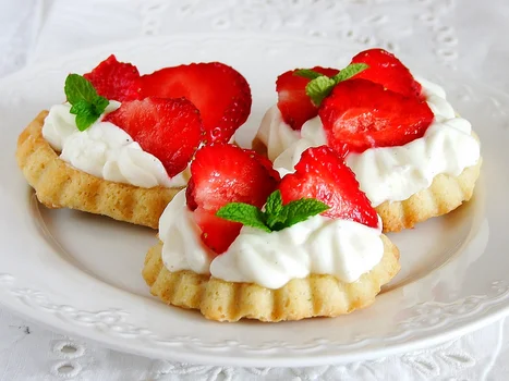 tarteletki z truskawakmi i z mascarpone -Philippe Andrieu