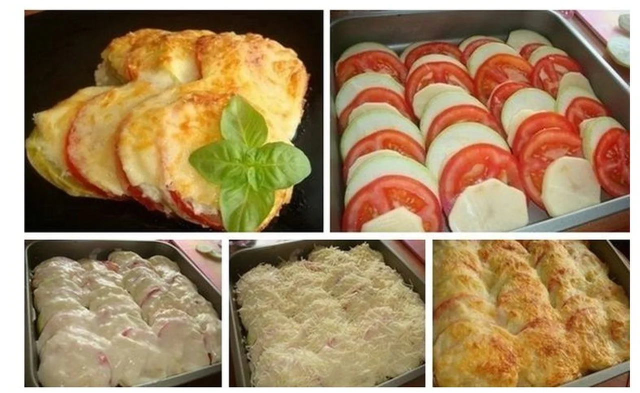 Zapiekanka z pomidorów i mozzarelli
