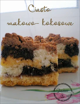 Ciasto makowo - kokosowe
