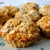 Owsiane muffinki z dżemem i kruszonką