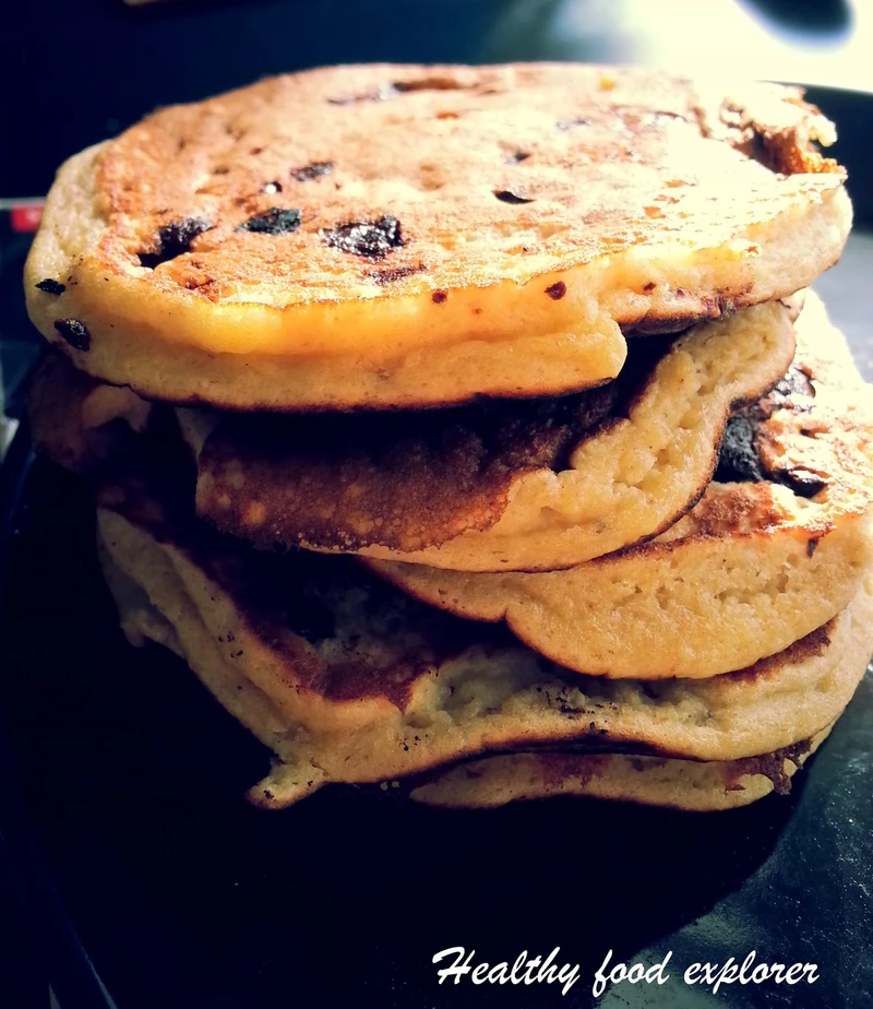 Dietetyczne pancakes z czekoladą