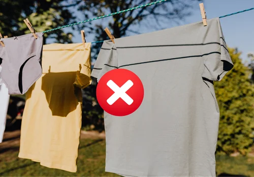 Nie susz prania na słońcu! Ten błąd niszczy kolor i włókna