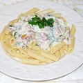 Penne z sosem kurkowym