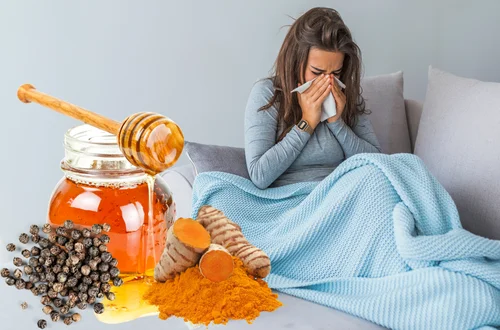 Zmieszaj miód, kurkumę i pieprz – naturalny eliksir na odporność!