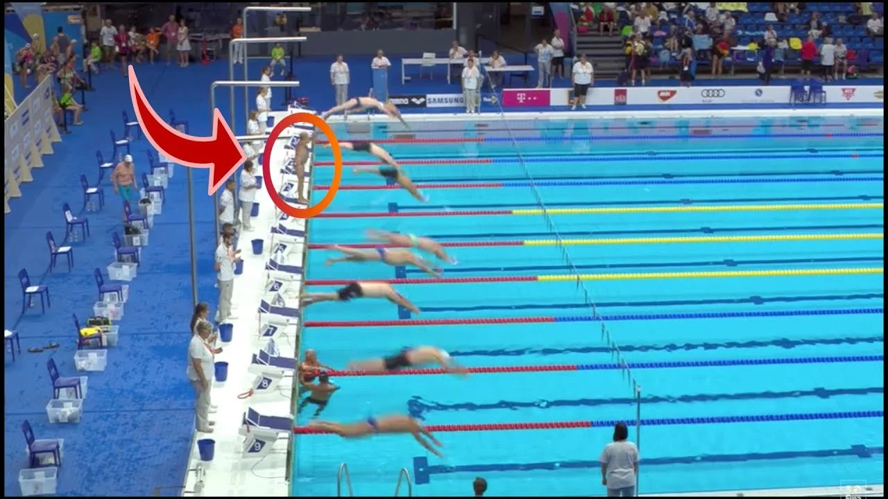 Piękny gest hiszpańskiego pływaka, za który został on zdyskwalifikowany