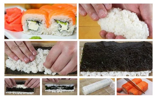 philadelphia rolls - sushi