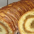 Szybka i delikatna rolada biszkoptowa z jabłkami (bez prażenia, pieczona razem z jabłkami)+FILM