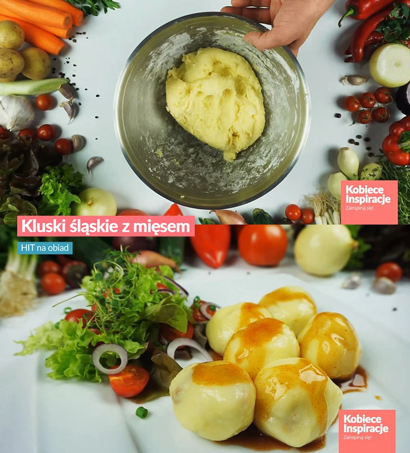 Kluski śląskie z mięsem - HIT NA OBIAD