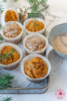 Muffinki dyniowo-piernikowe