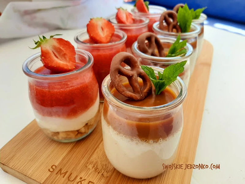 Mini deserki w dwóch smakach