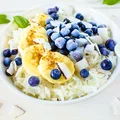 Ryż na mleku kokosowym na słodko czyli pudding ryżowy