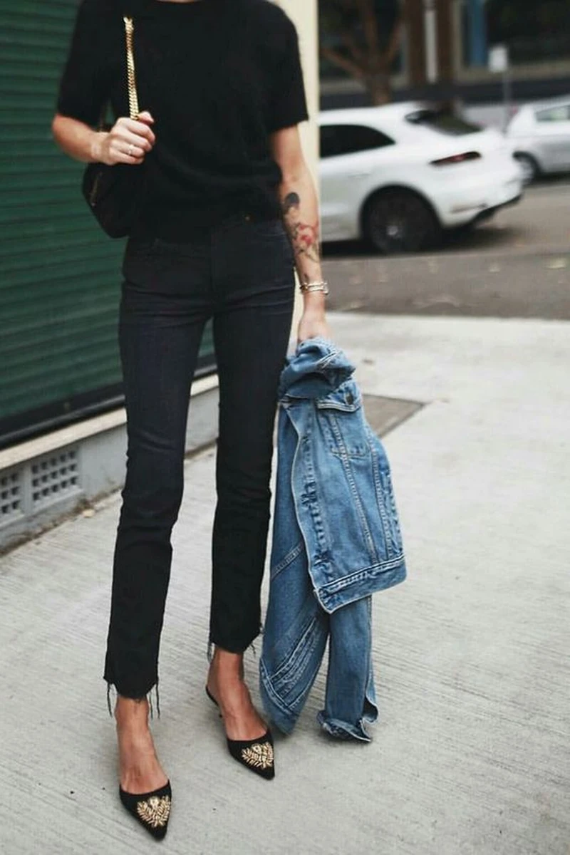 Czarny outfit