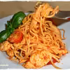 Spaghetti z kurczakiem