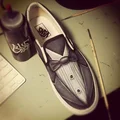 Własnoręcznie malowane buty