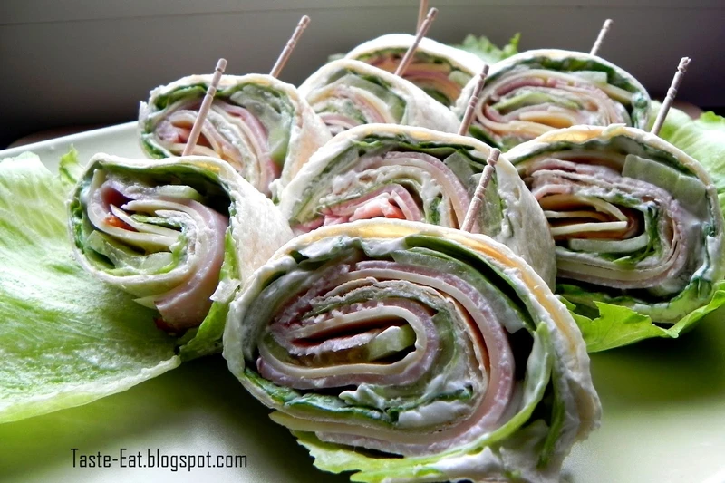 Imprezowe rollsy z tortilli- 2 wersje