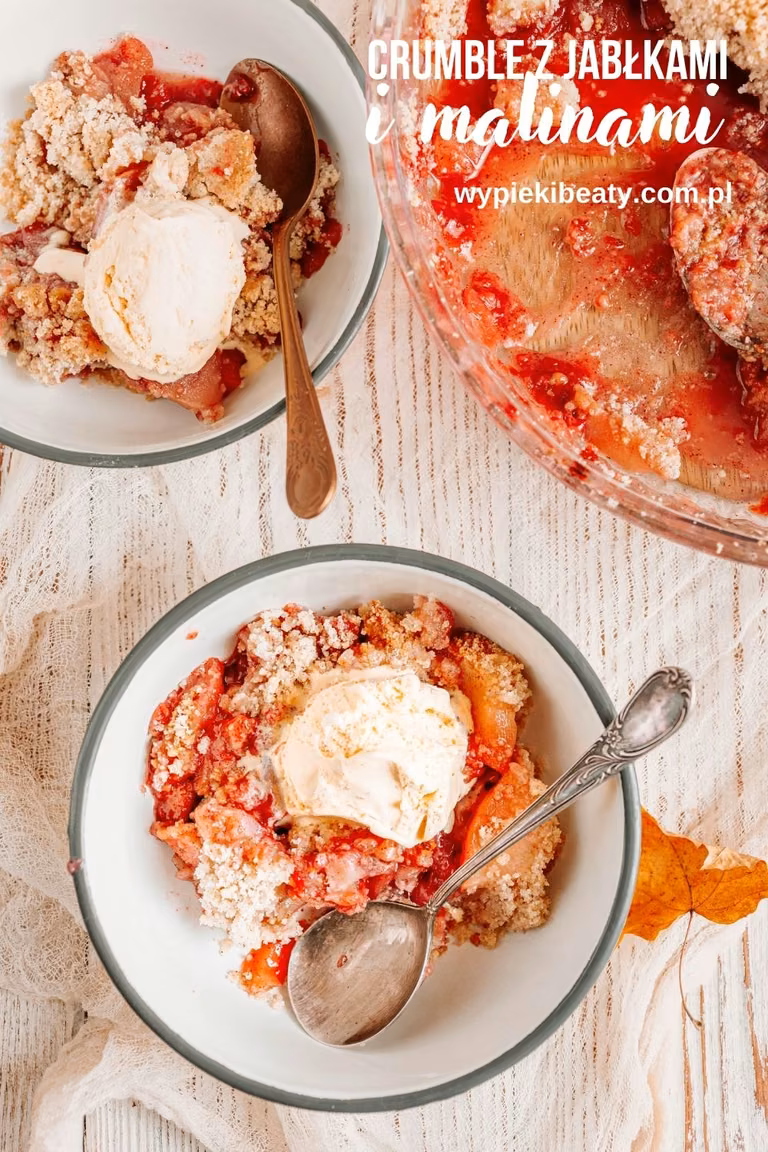 Przepis na crumble z jabłkami