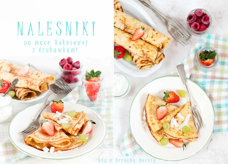Naleśniki na mące kokosowej