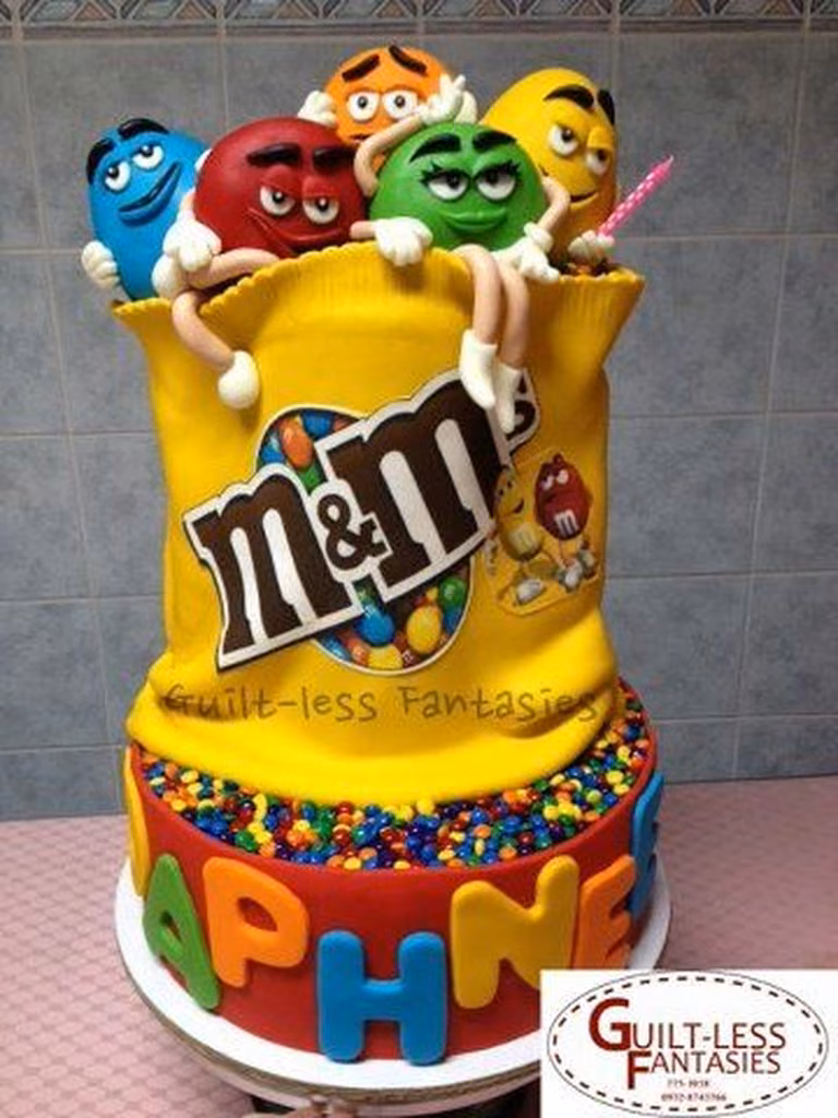 Torcik z m&m's