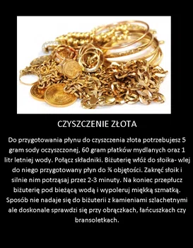 Jak wyczyścić złotą biżuterię